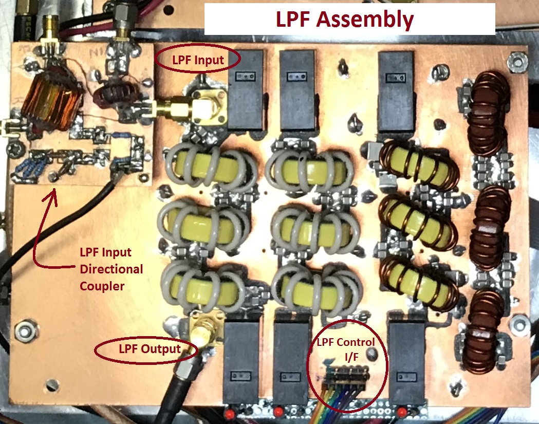 K6JCA A 500 Watt HF PA, Part 3 Lowpass Filter Assembly (including