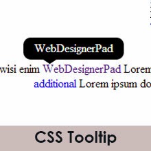 How to create a tool-tip just using pure CSS