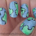 Earth day map nails
