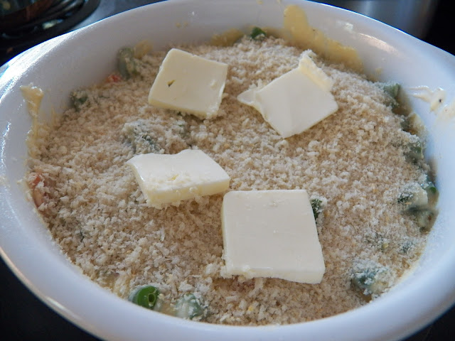 Ready for the oven - Green Bean Casserole