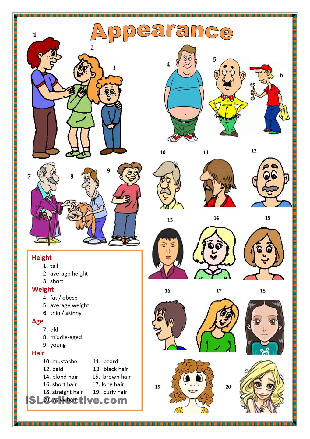 Describing People With Pictures 2