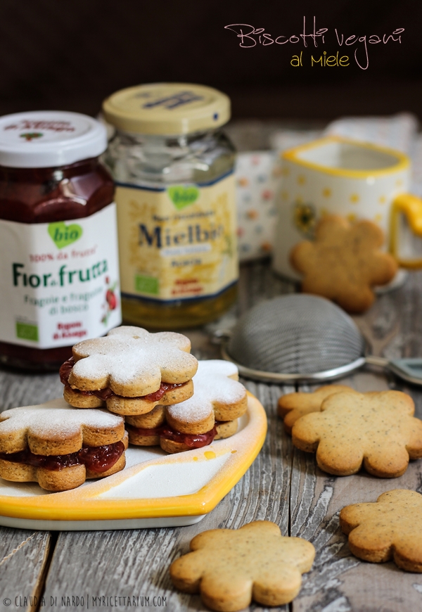 Biscotti vegani al miele