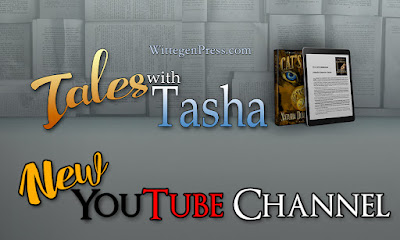 Tales with Tasha - New YouTube Channel - book, eBook and background of open books.