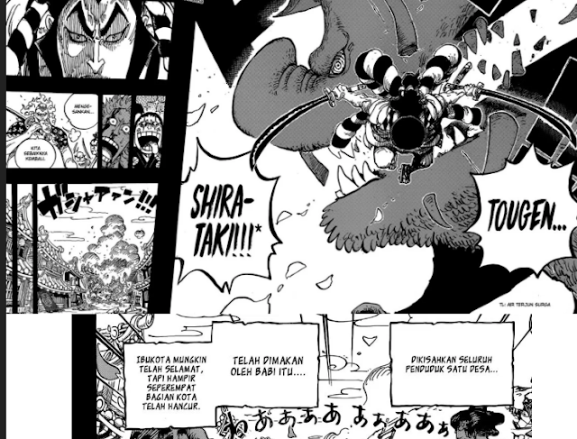 Spoiler manga one piece komik OP 962 - Si Orochi Jelek Pembantu Tak Tau Diri