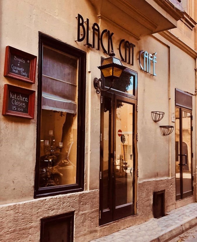 Black Cat Café, Victoria, Gozo A Hidden Gem A Blonde on the Go