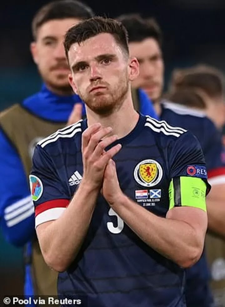 Andy Robertson says Scotland must build on their Euro 2020 experience