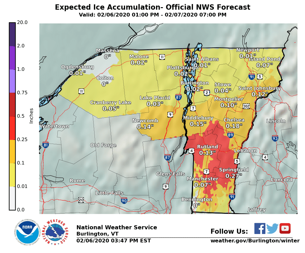 Matt's Weather Rapport Vermont Evening Storm Update Deep Snow NW