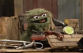 Oscar the Grouch sings I Love Trash. Sesame Street Best of Friends