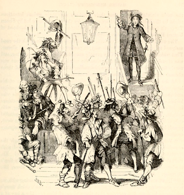 Illustration from Barnaby Rudge by Charles Dickens (1841)   which was based on the Gordon Riots