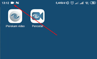 rekam video di latar belakang di halaman utama android
