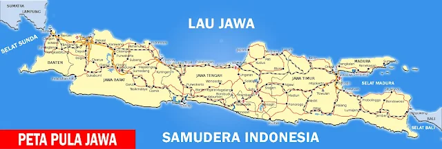 Gambar Peta Jalan Kota Jawa