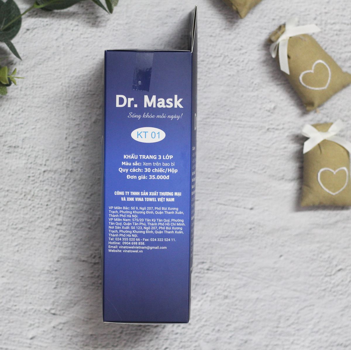 KHẨU TRANG Y TẾ (3 LỚP, HỘP 30 CÁI) - DR.MASK