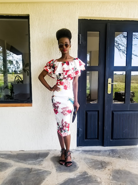 Floral Dress Outfit Idea: Nakuru Vacation Outfit One