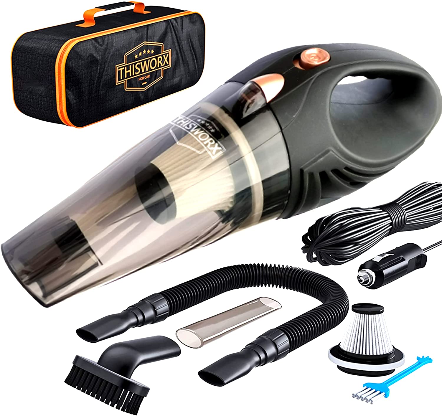 THISWORX Car Vacuum Cleaner Portable, High Power