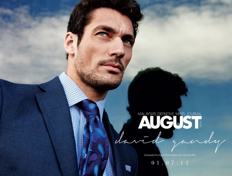 David Gandy -Source-: David Gandy Covers August Man’s July 2012 Issue