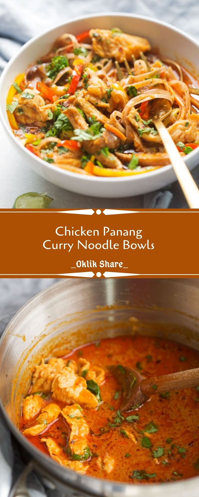 Chicken Panang Curry Noodle Bowls