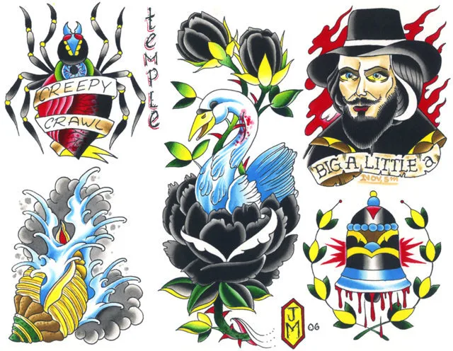 Tatuajes tradicionales diseños