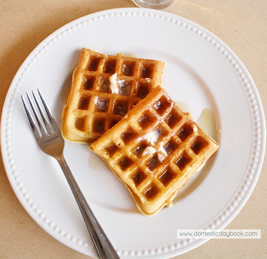 Classic Fluffy Homemade Waffles