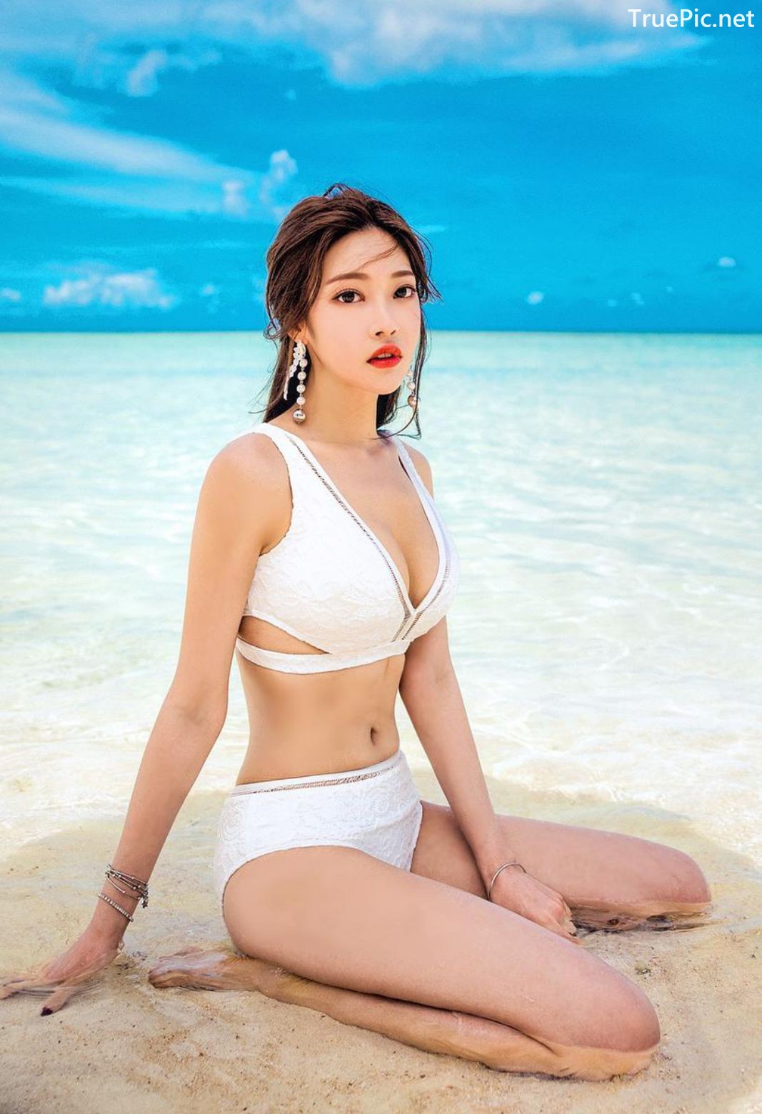 Image Korean Fashion Model - Park Jung Yoon - Summer Beachwear Collection - TruePic.net - Picture-45
