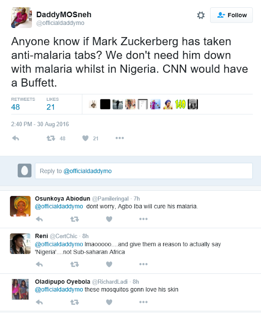1a6 Nigerians react after CNN omitted 'Nigeria' In Mark Zuckerberg's visit report on Twitter