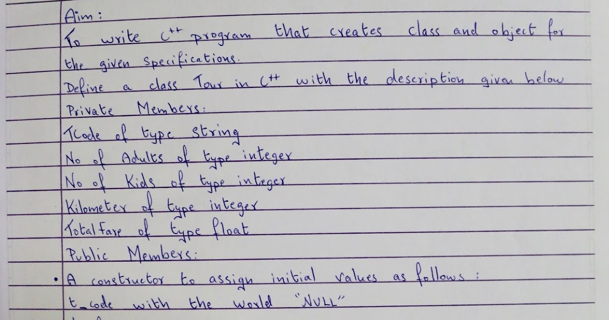 Computer Record(Class 12)