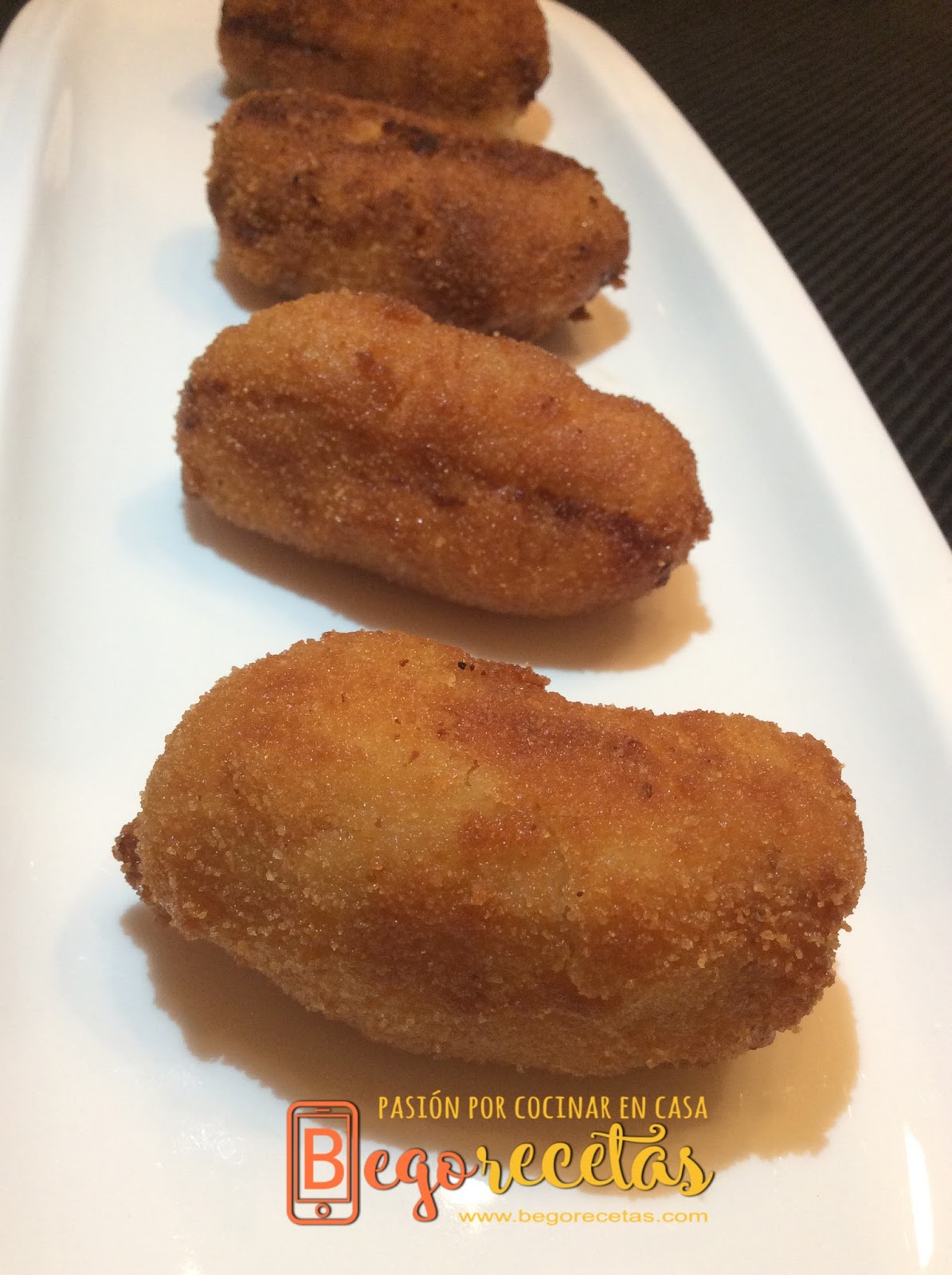 Croquetas de jamón ¡Muy cremosas! BEGORECETAS
