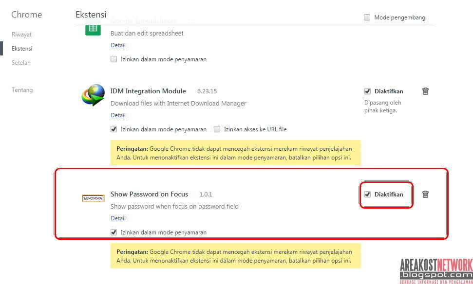 Cara Melihat Password Wifi