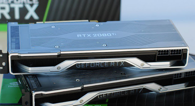 At the back of the cards, a metal plate helps heat dissipation. The finish of the GeForce RTX 20 is also excellent. At the back of the cards, a metal plate helps heat dissipation. The finish of the GeForce RTX 20 is also excellent.