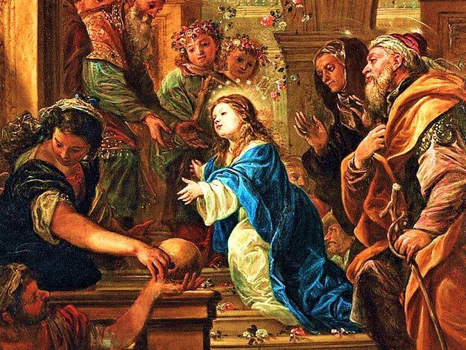 NOVENA OF THE PRESENTATION OF THE BLESSED VIRGIN MARY Block Rosary