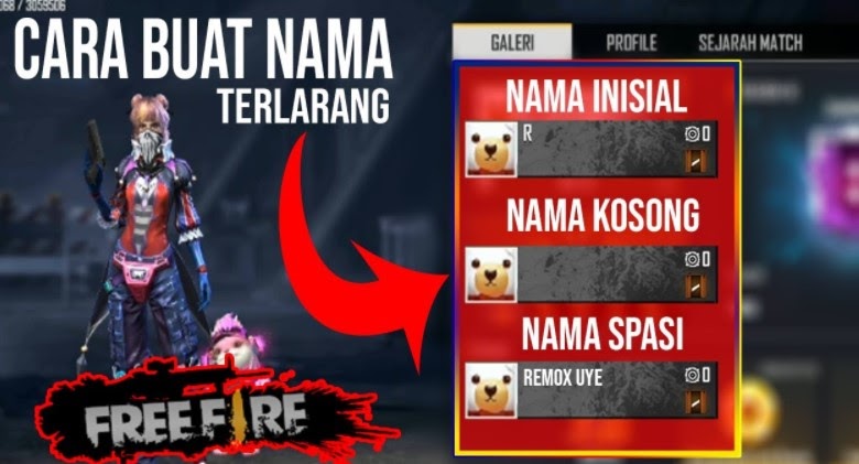 Nama Ff Spasi Kosong Begini Cara Membuatnya Area Tekno