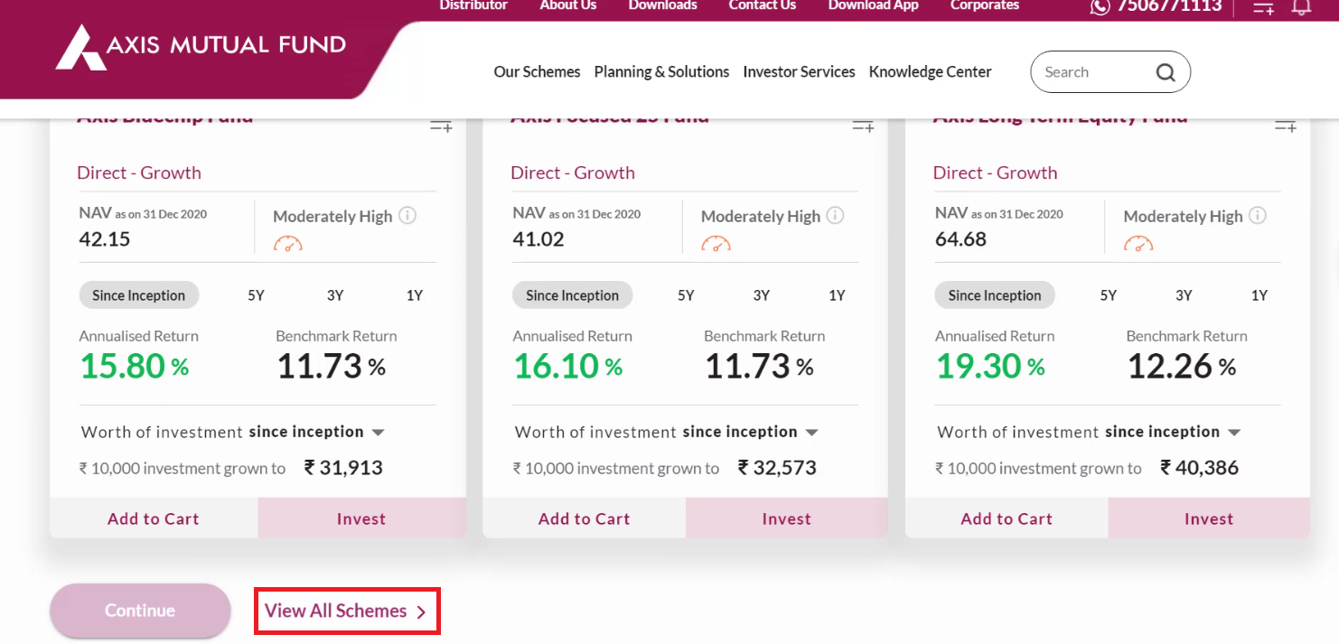 How to invest in Axis mutual fund online?