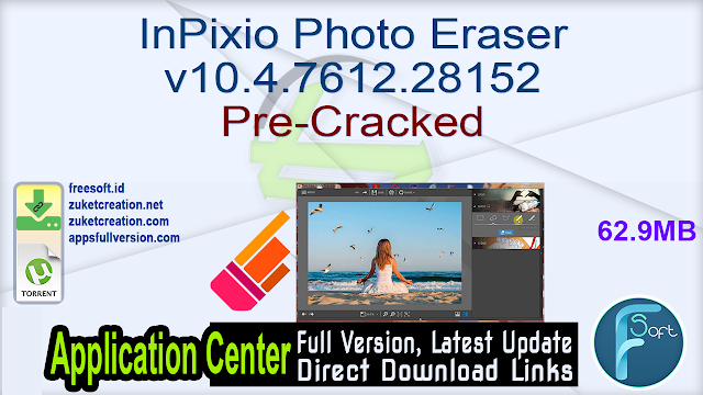InPixio Photo Eraser v10.4.7612.28152 Pre-Cracked