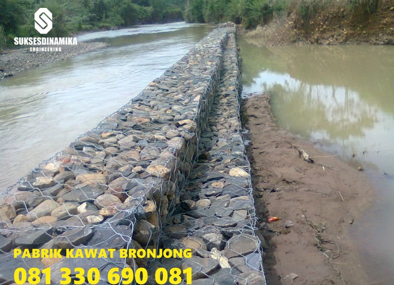 Jual Bronjong Gabion Kotawaringin Timur,bronjong kawat pabrikasi manual jual harga murah pabrik