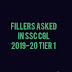 Compilation of All Fillers /fill in the blanks questions asked in SSC CGL 2019-2020 tier 1 (with detailed solution)