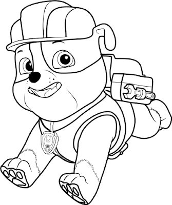 Desenhos da patrulha canina para colorir