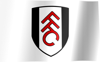 The waving flag of the Fulham F.C. (Animated GIF)