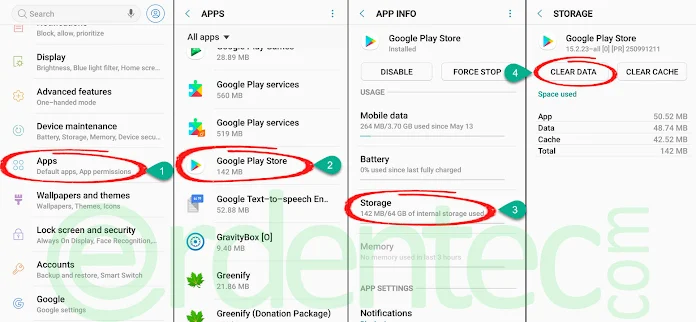 Play Store Can't Update App Error Code