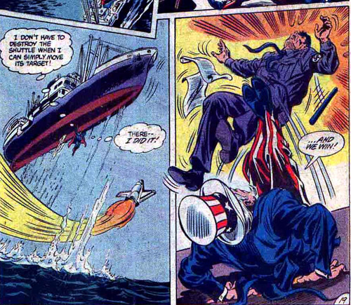 The space shuttle should not be used like that