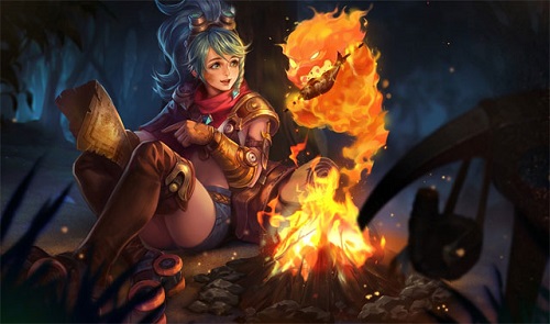 Cô gái “chơi cùng lửa” Roxie rất mong manh nhưng cũng vô cùng ma nếu tận dụng xuất xắc các xuất xắc chiêu “gốc lửa” để gây cản trở cho kẻ thù
