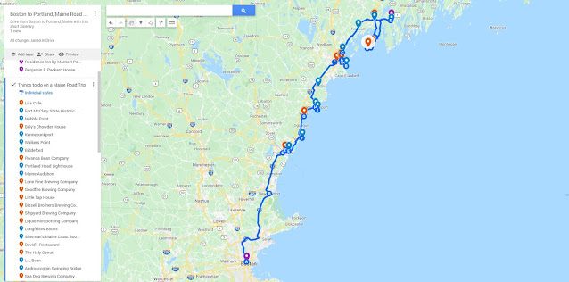 Maine Road Trip Map The Best Things To Do And See On A Boston To Maine Road Trip Itinerary