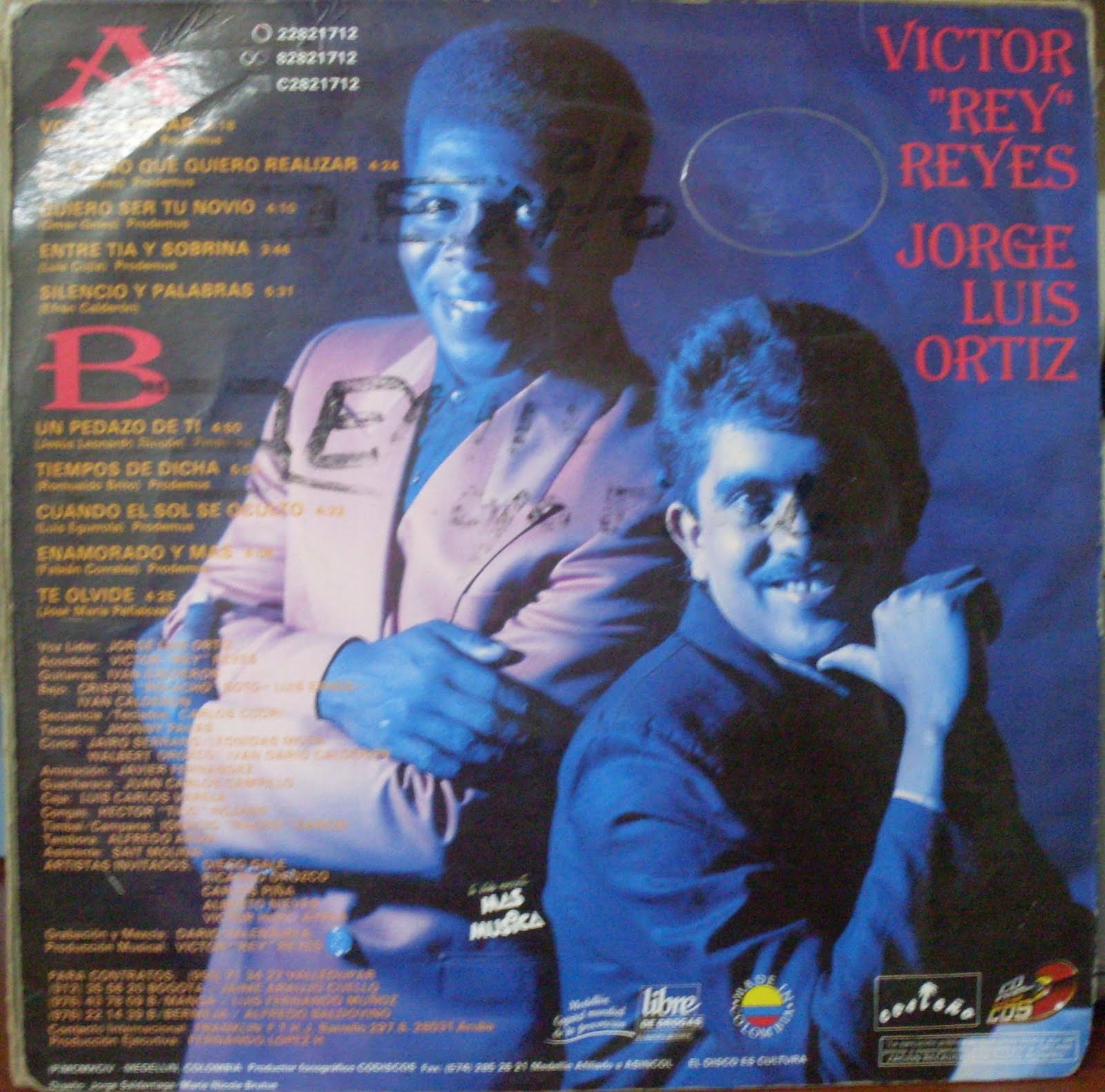 Ritmo Tropical Cumbia del Ayer: victor rey reyes y jorge luis ortiz-con ...