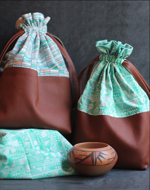 DIY Tutorial Ideas! Drawstring Bag