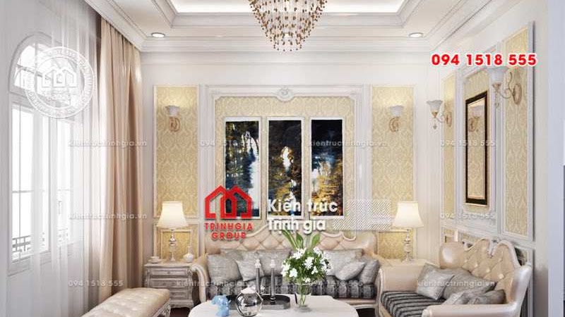 Thiết kế mẫu nhà phố mặt tiền 5m phong cách kiến trúc Pháp - Mã số NP1332 - Ảnh 1
