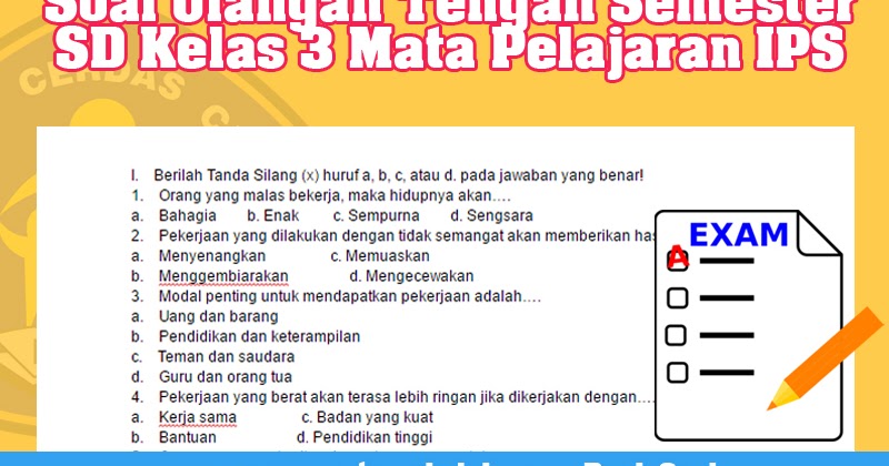 Mengukur Pemahaman: Kumpulan Contoh Soal UTS Kelas 3 SD Tema 3 yang Komprehensif