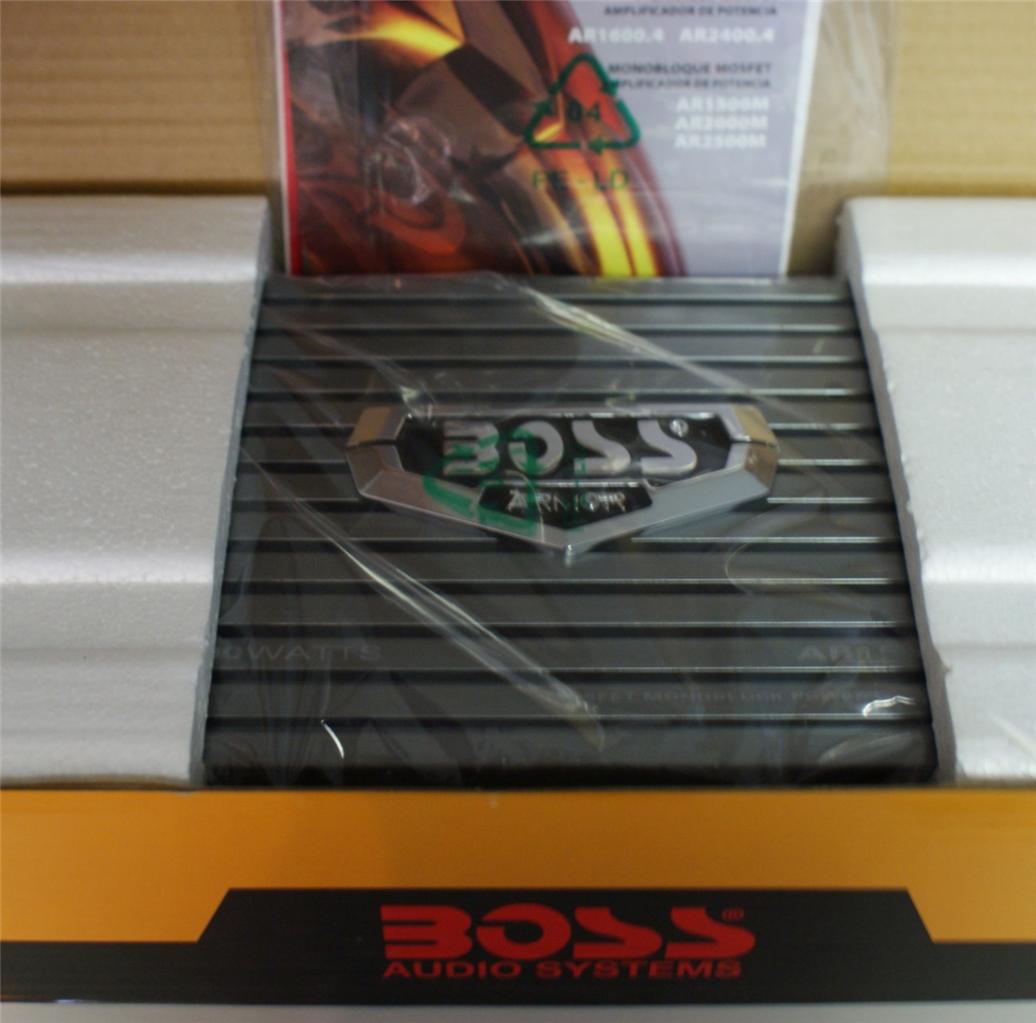 BOSS AUDIO AR1500M 1500W ARMOR MONOBLOCK MOSFET POWER AMPLIFIER ~ Gold