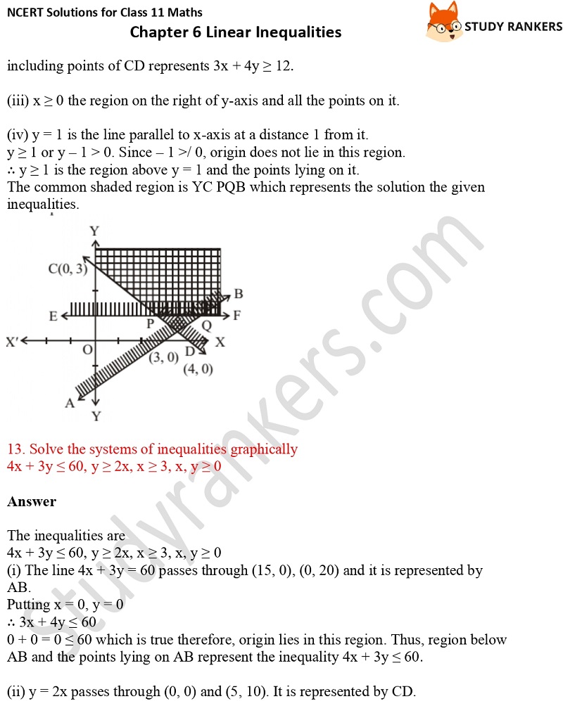 NCERT Solutions for Class 11 Maths Chapter 6 Linear Inequalities 27