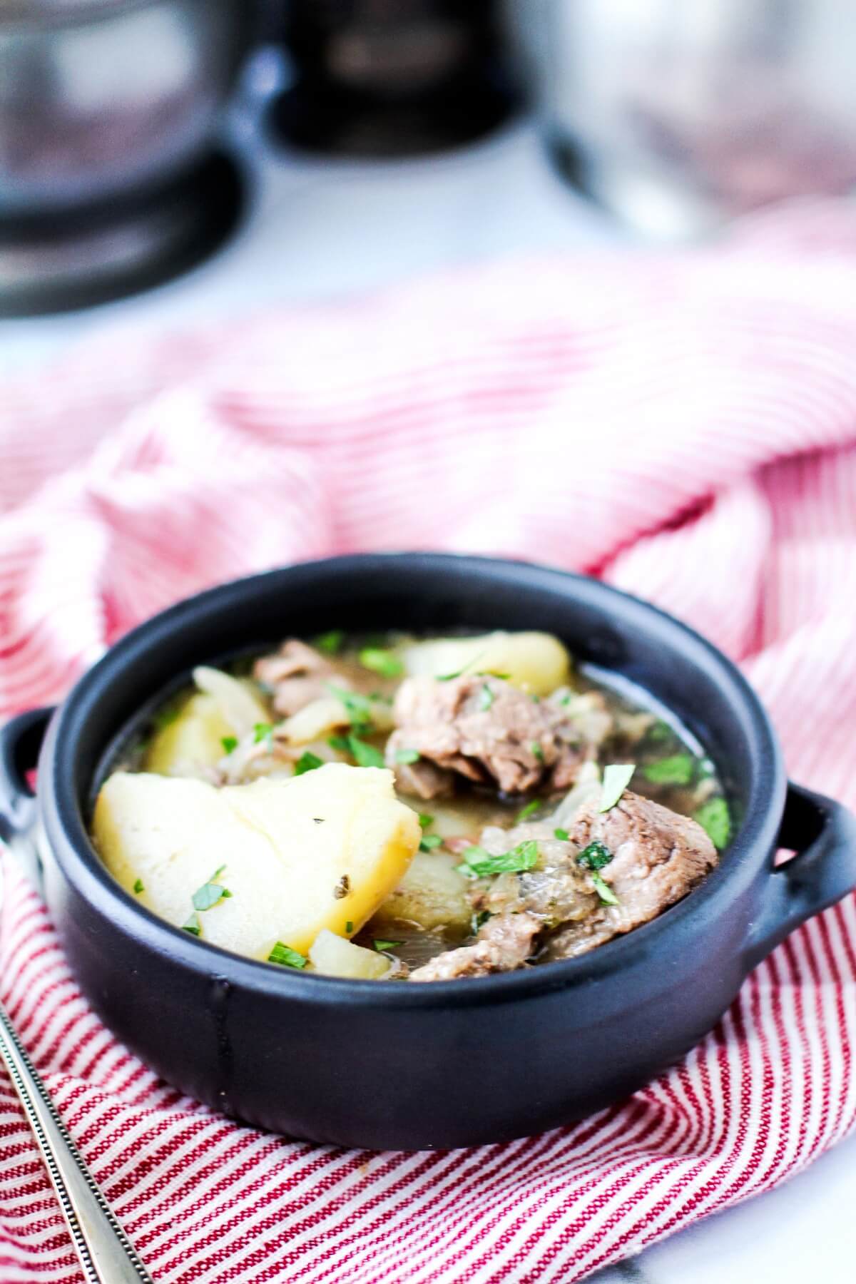Traditional Irish Stew in a bowl