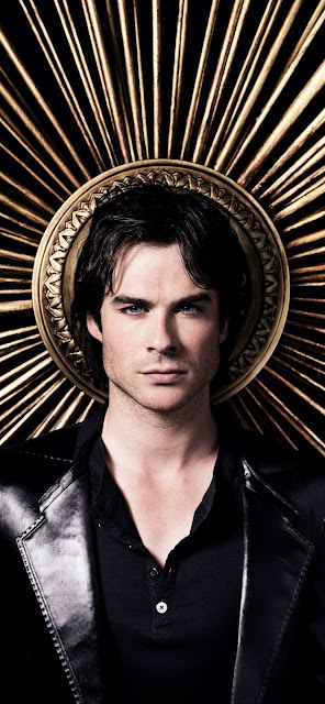 lock screen damon salvatore wallpaper