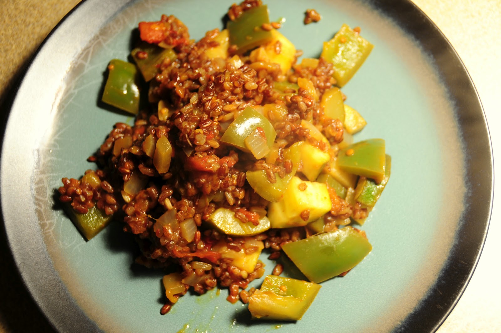 Veggie Jambalaya total time 30 minutes Alley's Recipe Book