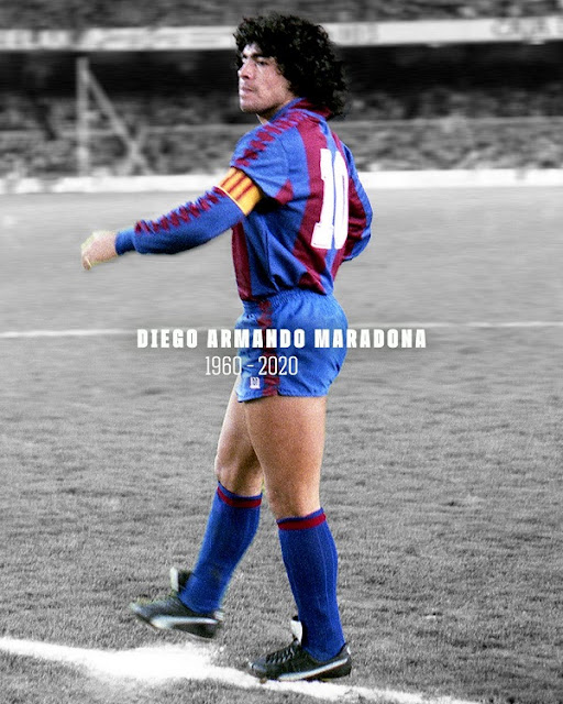 Maradona en Barcelona